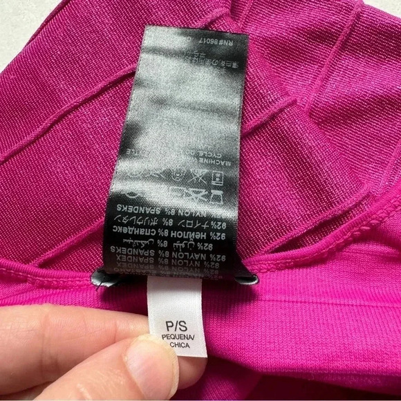 Bebe Magenta Bodycon Dress Size Small NWOT - Picture 5 of 7